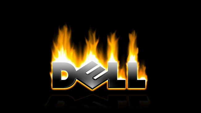 Обои картинки фото компьютеры, dell, фон, логотип