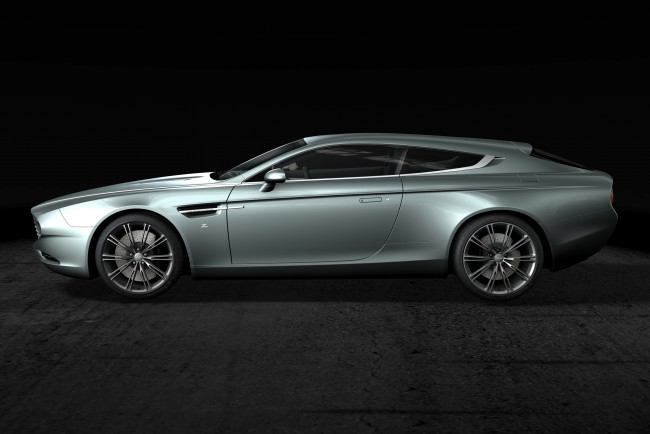 Обои картинки фото 2014 aston martin virage shooting brake , zagato, автомобили, aston martin, тюнинг, серый, aston, martin