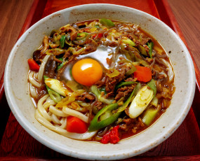 Картинка еда макаронные+блюда лапша мясо овощи яйцо