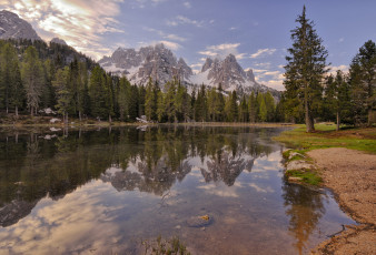 Картинка природа реки озера река отражение лес