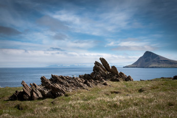 Картинка природа побережье небо море горы