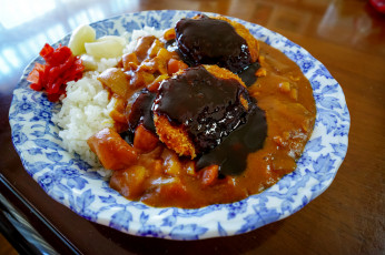 Картинка еда вторые+блюда рис котлеты соус