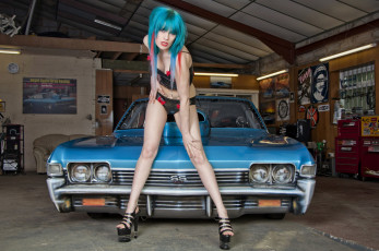 Картинка автомобили -авто+с+девушками девица авто