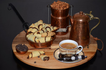 Картинка еда кофе +кофейные+зёрна десерт