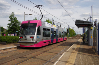 Картинка техника трамваи рельсы транспорт трамвай