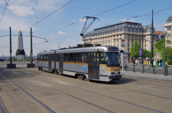 Картинка техника трамваи трамвай рельсы транспорт