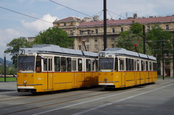 Картинка техника трамваи трамвай рельсы транспорт