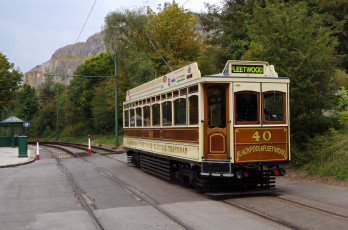 Картинка техника трамваи трамвай рельсы транспорт