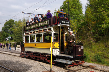 Картинка техника трамваи трамвай рельсы транспорт