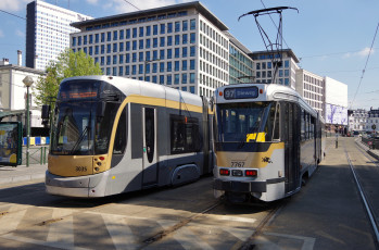 Картинка техника трамваи трамвай рельсы транспорт