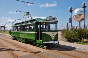 Картинка техника трамваи транспорт рельсы трамвай