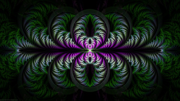 Картинка 3д+графика фракталы+ fractal узор фон цвета