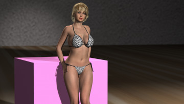 Картинка 3д+графика люди+ people фон взгляд девушка