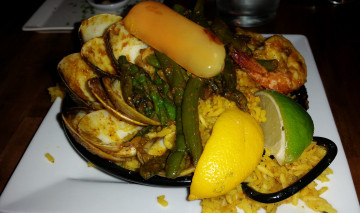 Картинка еда рыбные+блюда +с+морепродуктами морепродукты овощи цитрусы