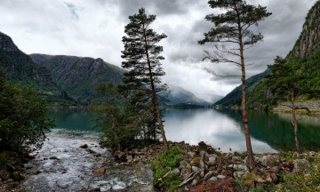 Картинка природа реки озера горы река лес