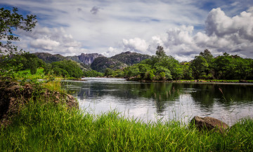 Картинка природа реки озера река лес