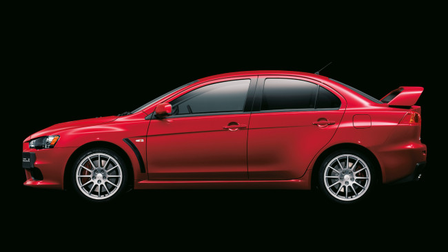 Обои картинки фото автомобили, mitsubishi, lancer, evolution, x, gsr, cz4a, красный