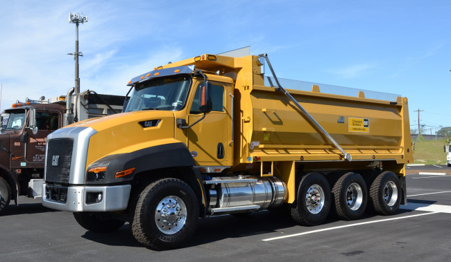 Обои картинки фото автомобили, cat trucks, грузовик, тяжелый