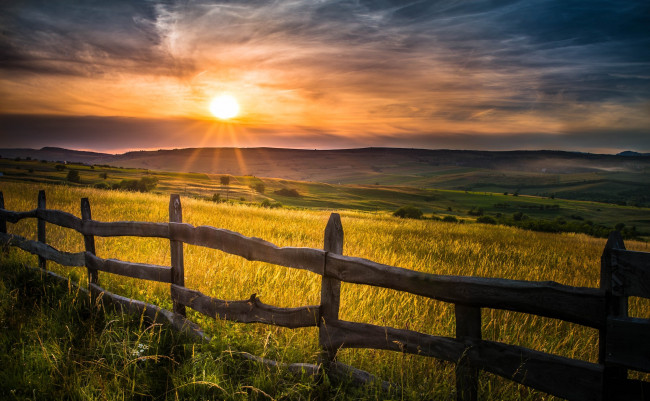 Обои картинки фото природа, восходы, закаты, рассвет