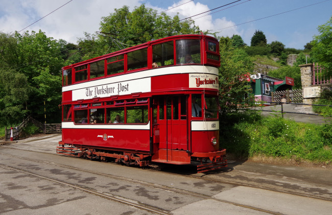 Обои картинки фото техника, трамваи, трамвай, рельсы, транспорт