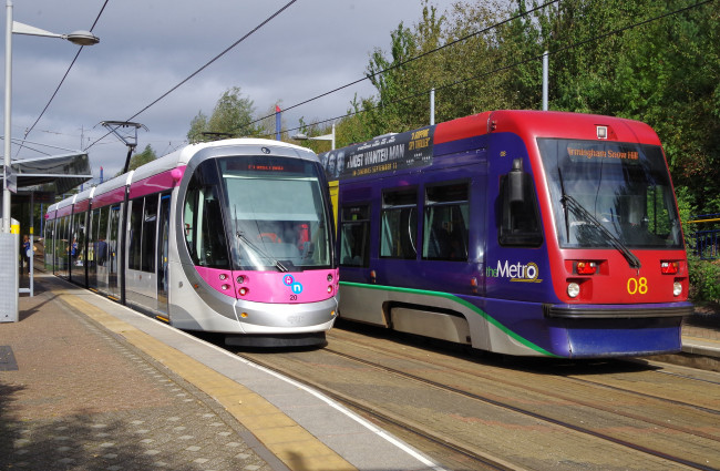 Обои картинки фото техника, трамваи, рельсы, трамвай, транспорт