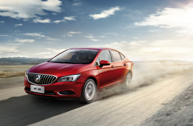 Обои картинки фото автомобили, buick, красный, 2015г, cn-spec, verano