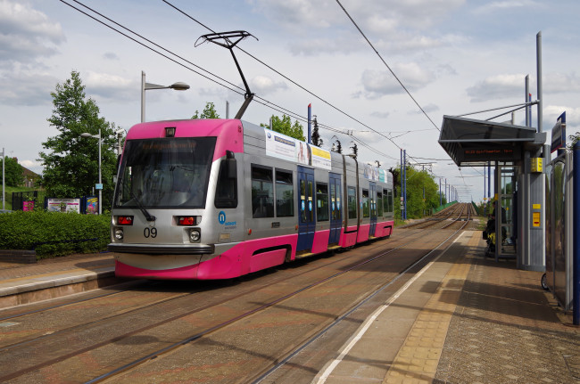 Обои картинки фото техника, трамваи, рельсы, транспорт, трамвай