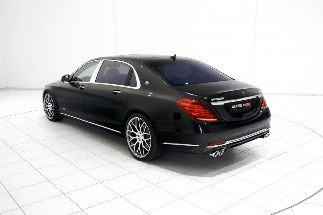 Обои картинки фото автомобили, brabus, темный, 2015г, x222, 6-3, v12, 900, rocket
