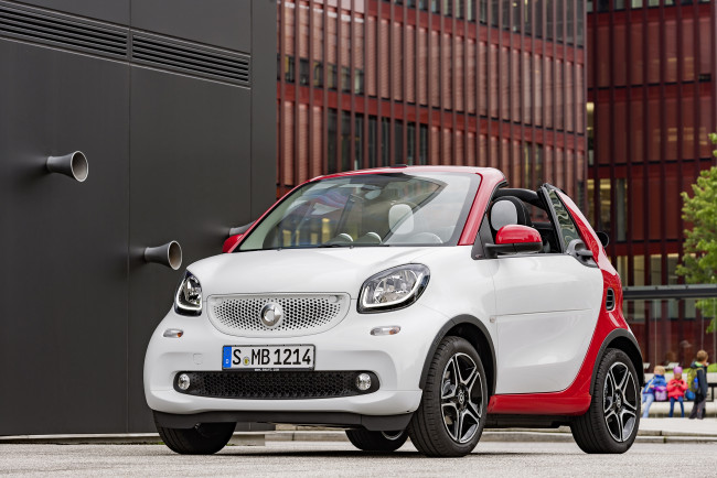 Обои картинки фото автомобили, smart, cabrio, passion, fortwo, a453, style, urban, 2016г