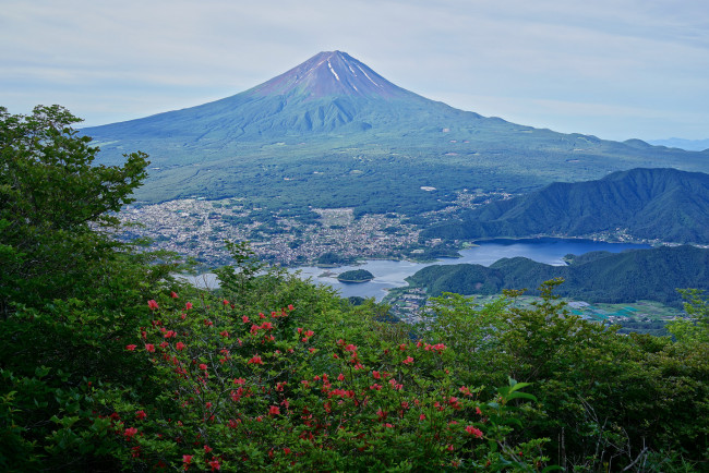 Обои картинки фото природа, реки, озера, небо, гора, пейзаж