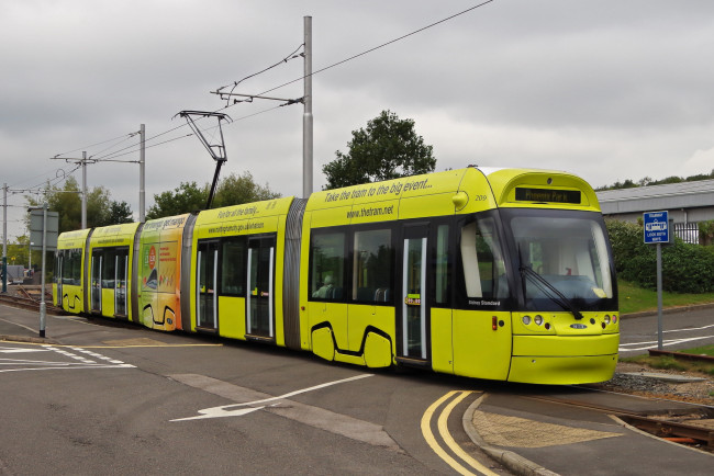 Обои картинки фото техника, трамваи, трамвай, транспорт, рельсы