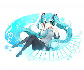 Картинка аниме vocaloid hatsune miku