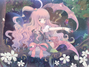 Картинка аниме unknown +другое фон девушка взгляд