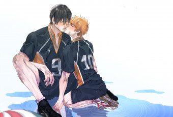 Картинка аниме haikyuu волейбол парни