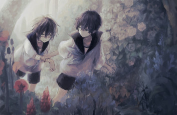 Картинка аниме unknown +другое девушки фон взгляд