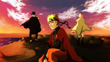 Картинка аниме naruto фон взгляд парень