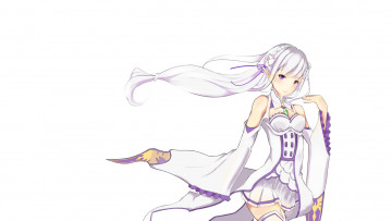 Картинка аниме re +zero+kara+hajimeru+isekai+seikatsu фон взгляд девушка