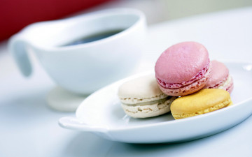 Картинка еда макаруны тарелка лакомство