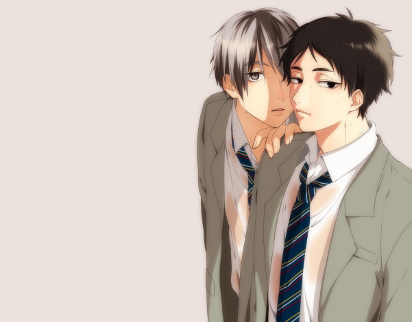 Обои картинки фото аниме, haikyuu, волейбол, парни