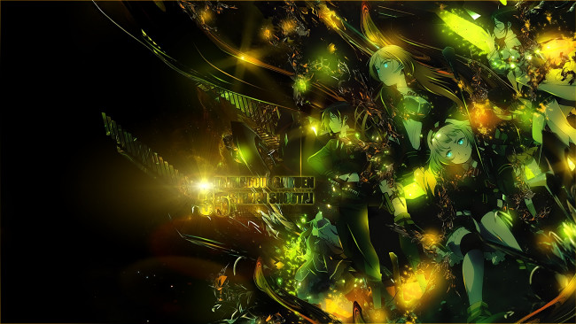 Обои картинки фото аниме, unknown,  другое, взгляд, девушки, фон