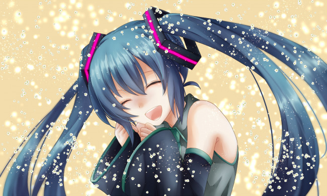 Обои картинки фото аниме, vocaloid, девочка