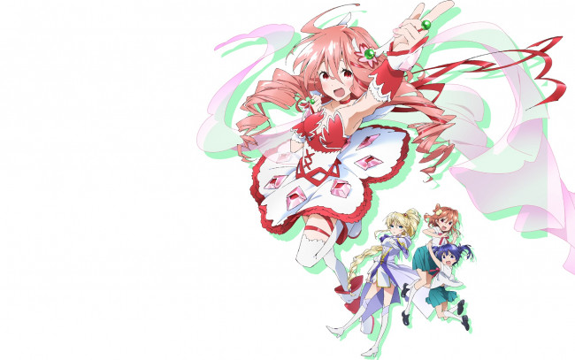 Обои картинки фото аниме, unknown,  другое, девушка, фон, взгляд