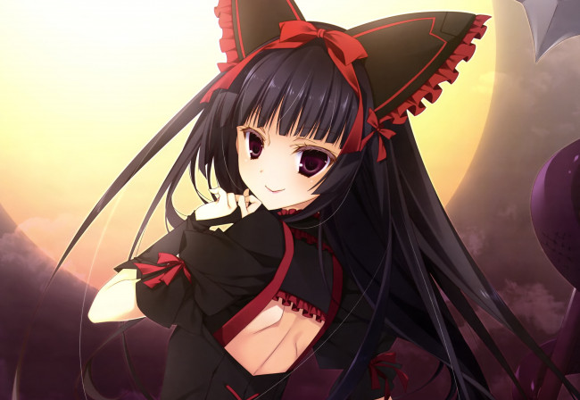 Обои картинки фото аниме, gate, рори