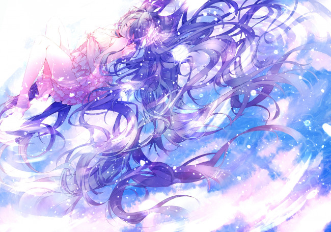 Обои картинки фото аниме, vocaloid, hatsune, miku