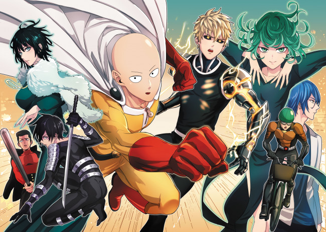 Обои картинки фото аниме, one punch man, персонажи