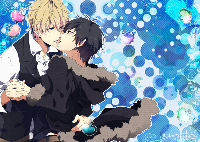 Обои картинки фото аниме, durarara, парни