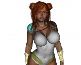 Картинка 3д+графика люди+ people взгляд девушка фон