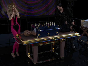 Картинка 3д+графика люди+ people взгляд девушки фон