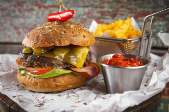 Картинка еда бутерброды +гамбургеры +канапе бургер картошка-фри начинка соус