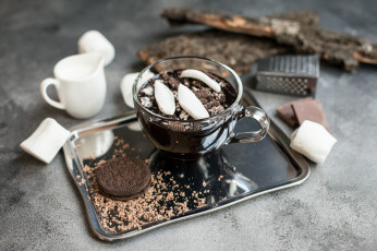 Картинка еда кофе +кофейные+зёрна беченье шоколад зефир